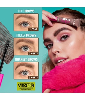NYX Professional Makeup Thick it. Stick it! Thickening Brow Mascara Augenbrauengel 7 ml