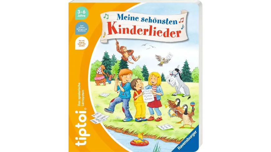 Ravensburger tiptoi - Meine schönsten Kinderlieder, Sing mit tiptoi®!
