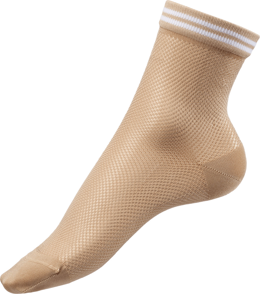 Socken mit Netz-Optik beige Gr. 39-42, 1 St