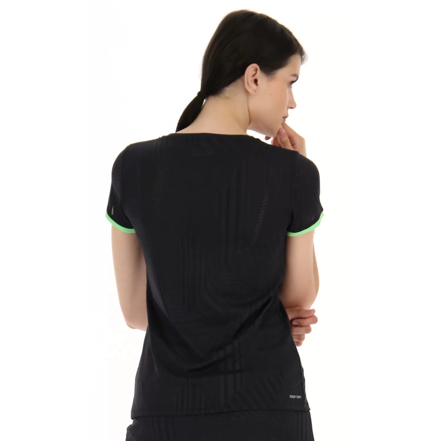 SUPERRAPIDA WV T-SHIRT HELT SVART/GRÖNT APPLE NEO