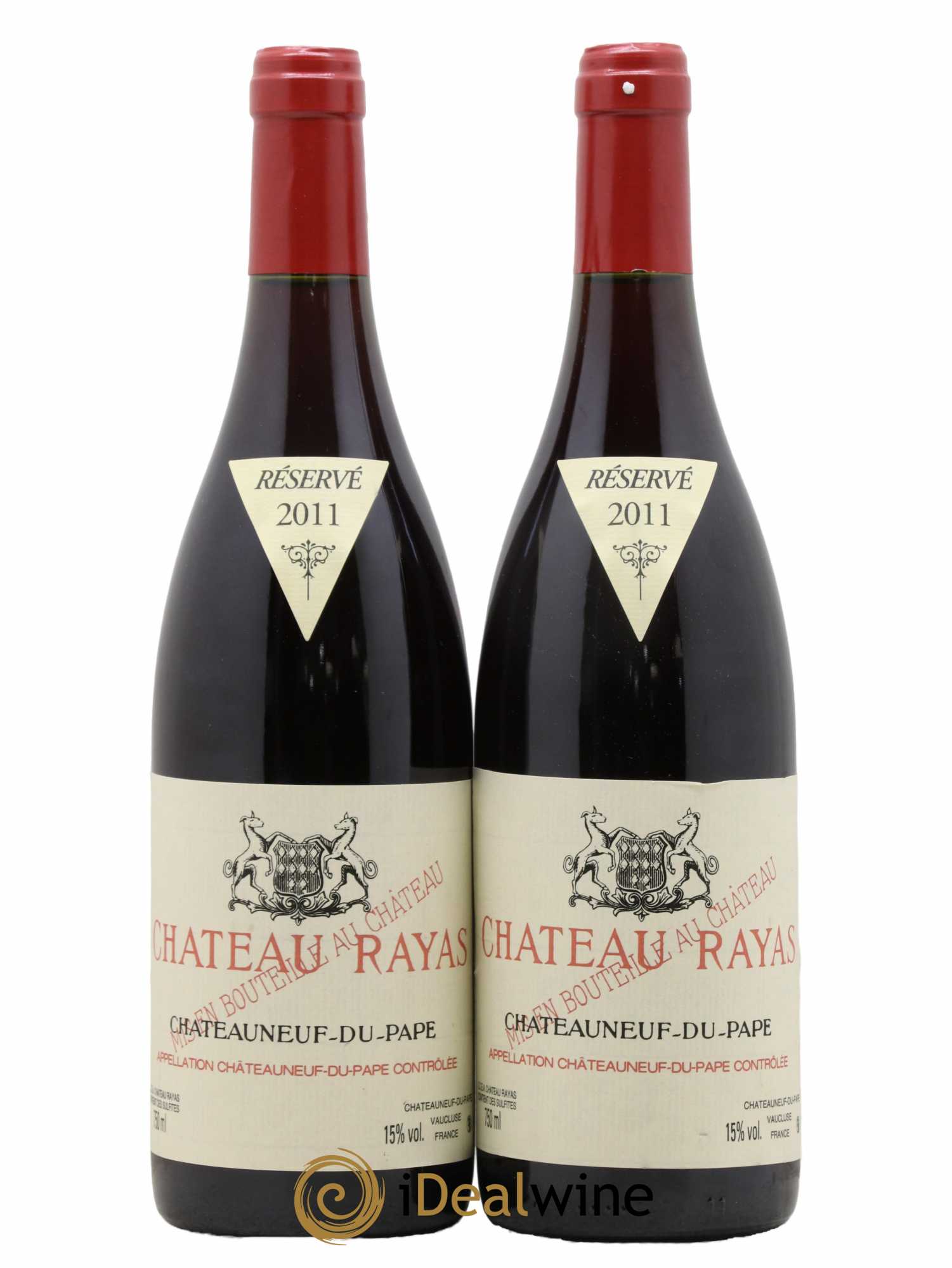 Châteauneuf-du-Pape Château Rayas Emmanuel Reynaud  2011 - Lot de 2 Bouteilles