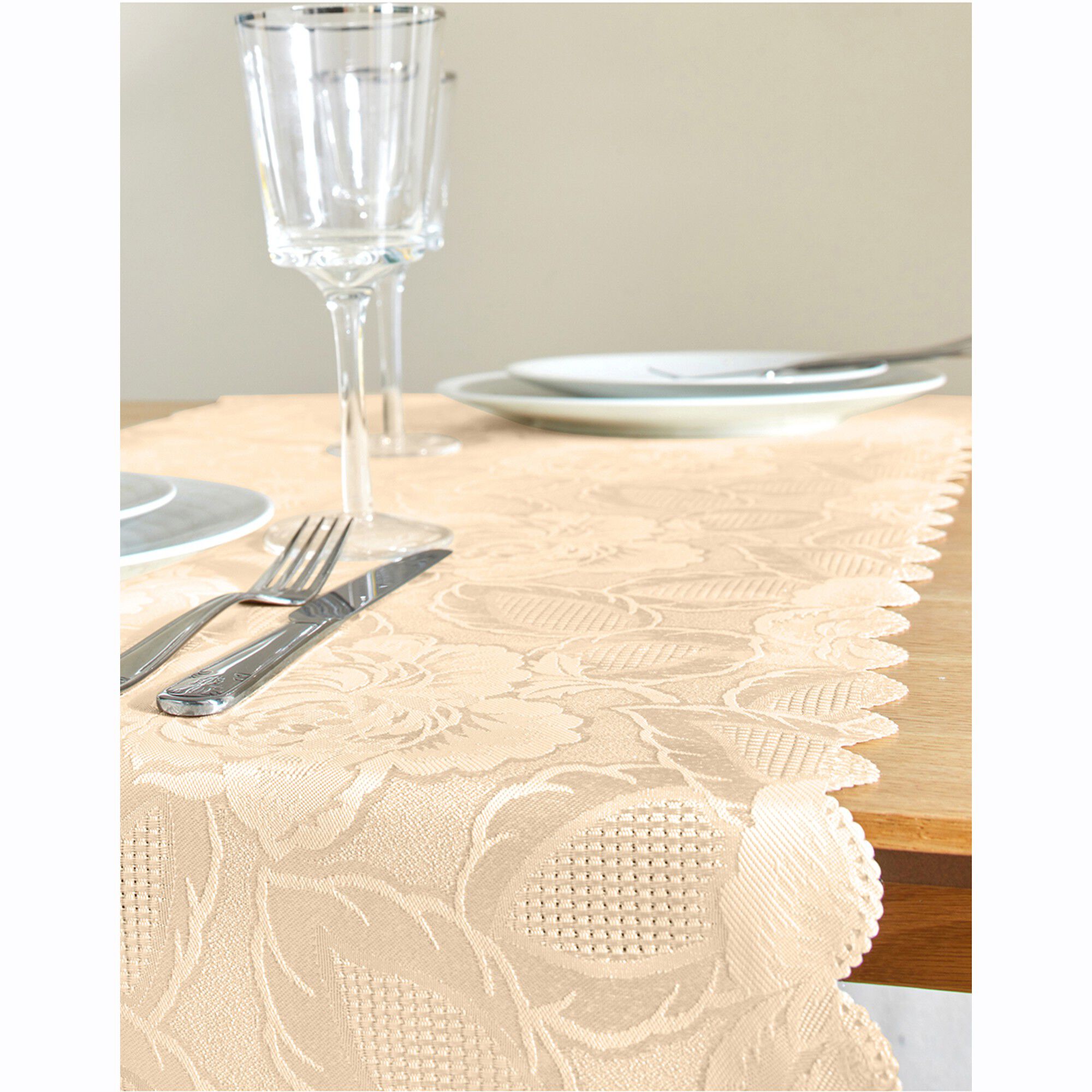 Nappe jacquard damassé
