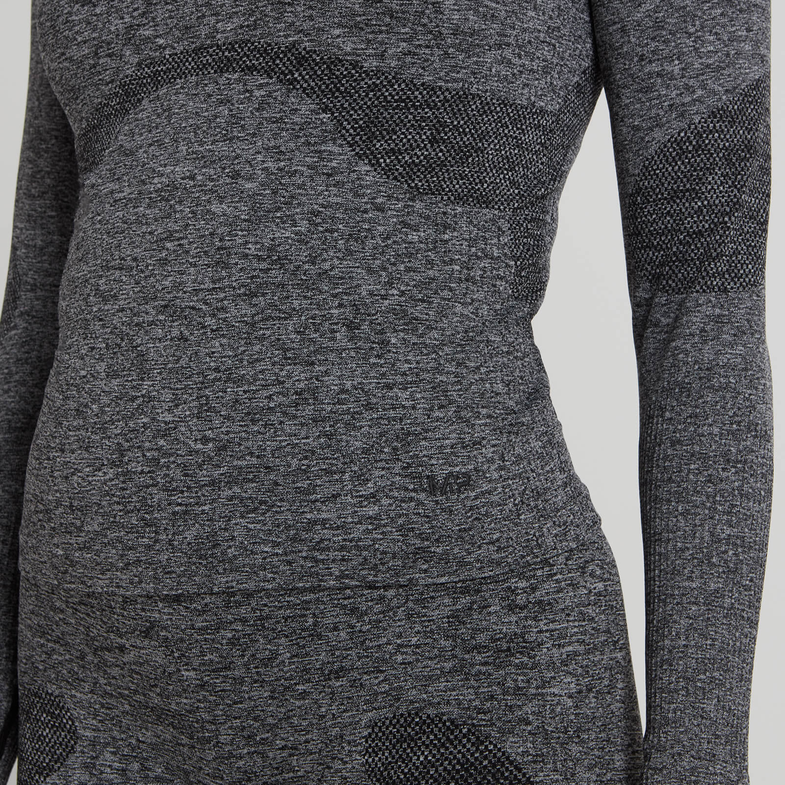 Haut sans coutures à manches longues MP Dynamic Training pour femmes – Noir délavé