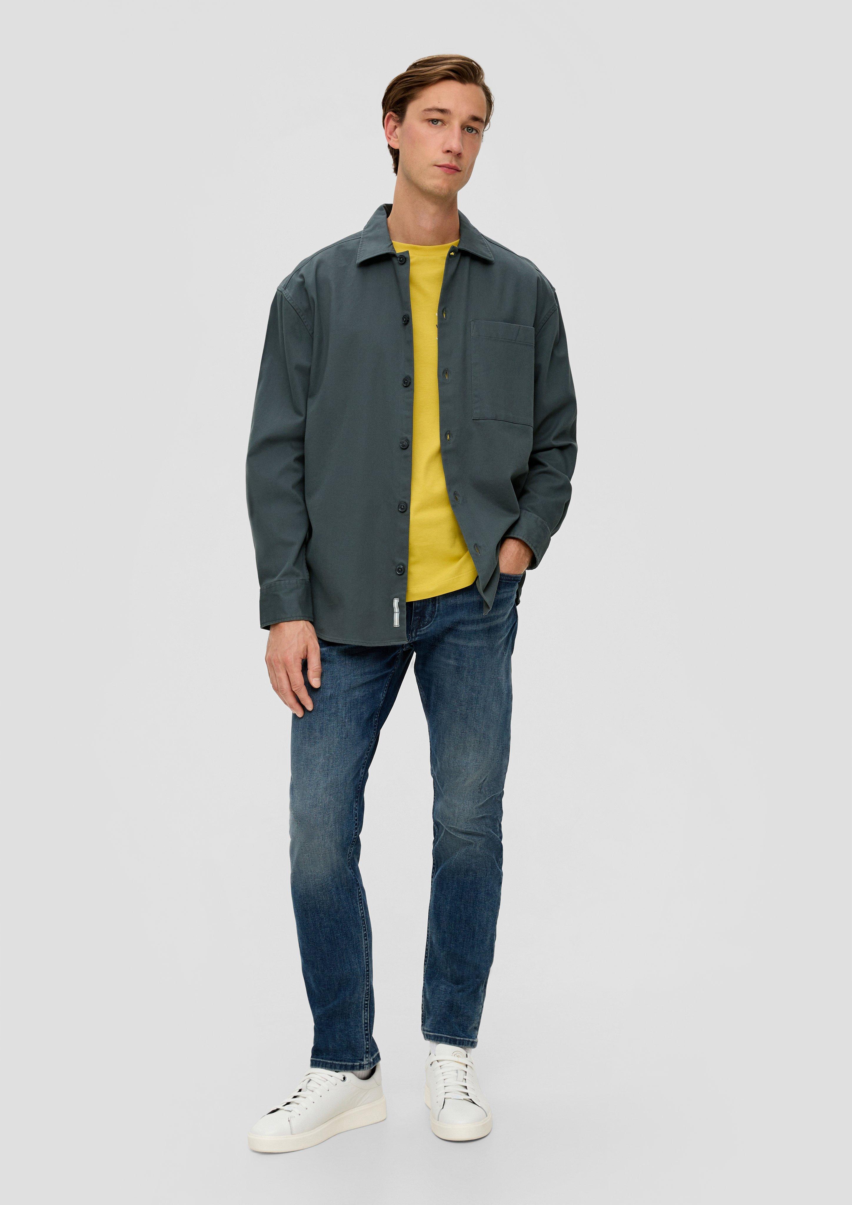 Relaxed: Overshirt aus Baumwollstretch  2133493-7909