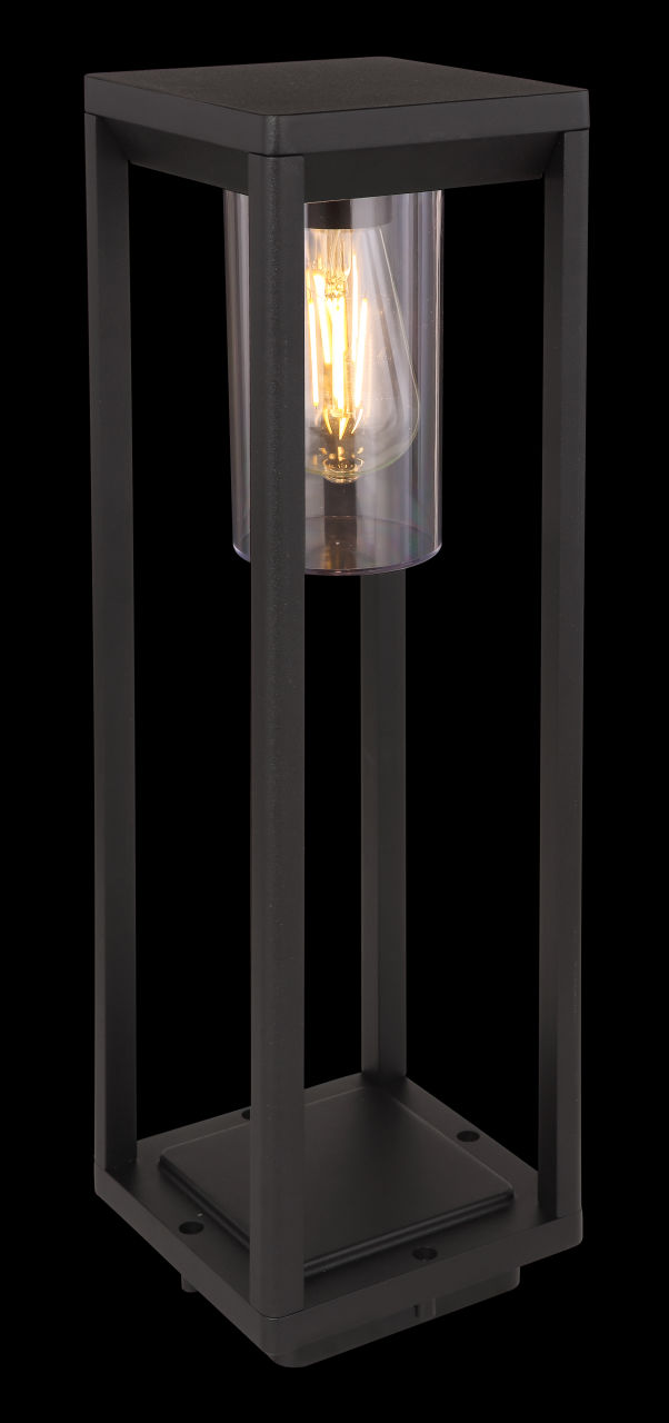 Globo Lighting - CANDELA - Außenleuchte Aluminium Druckguss schwarz matt, 1x E27 LED