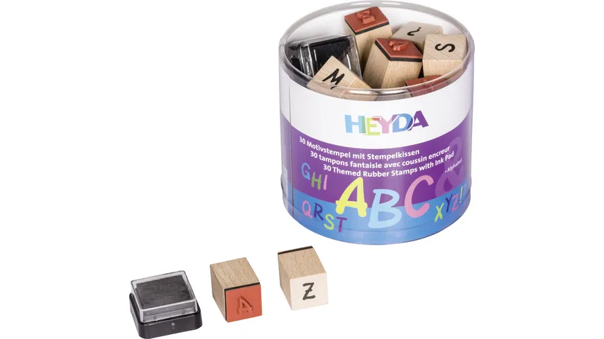 HEYDA Stempelset Alphabet