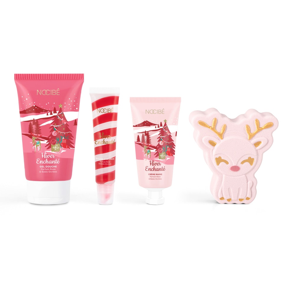 Nocibé Hiver Enchanté - Ma Valise aux Merveilles Coffret soins parfum rose & baies givrées