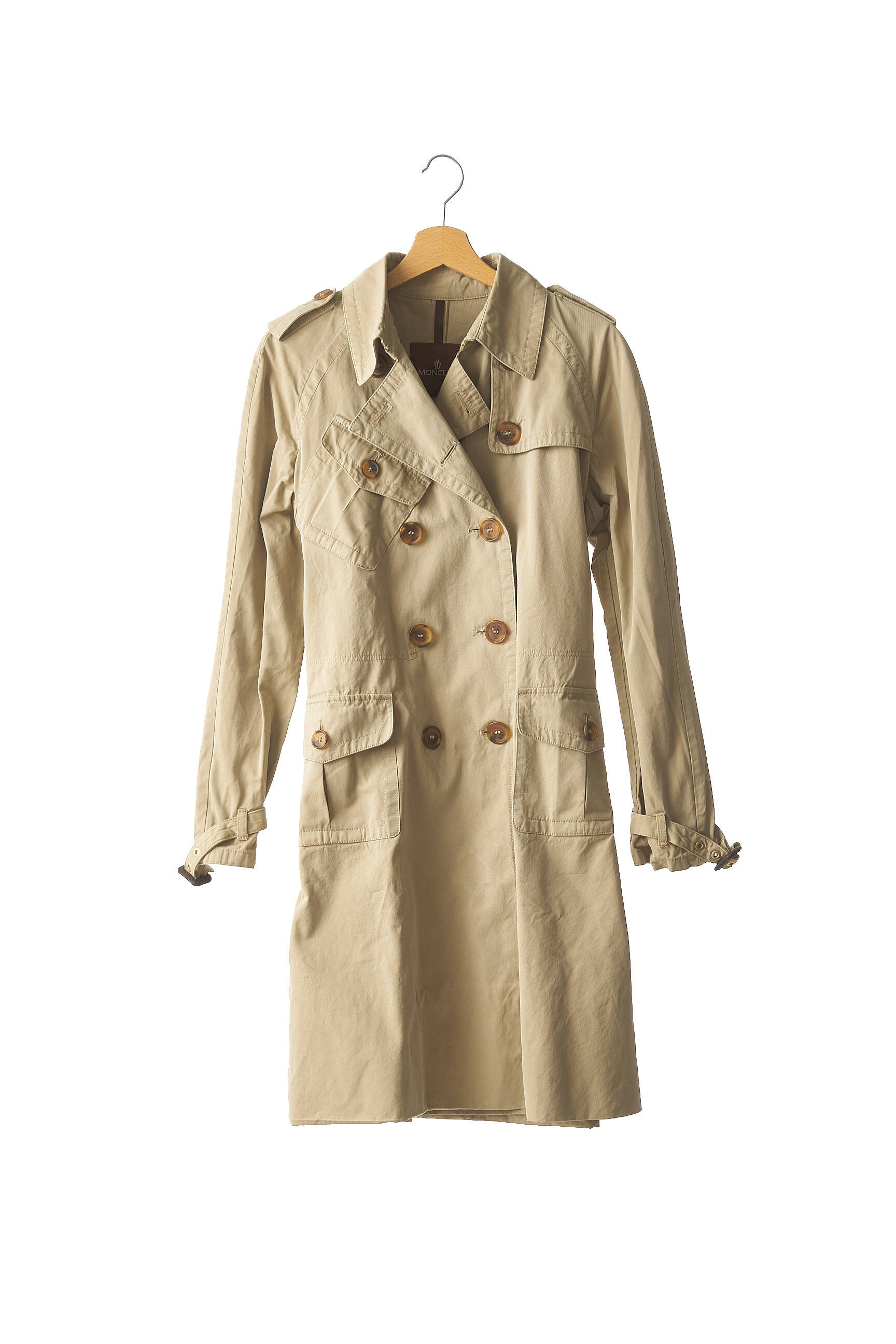 Moncler Impermeables Trenchs Femme couleur beige