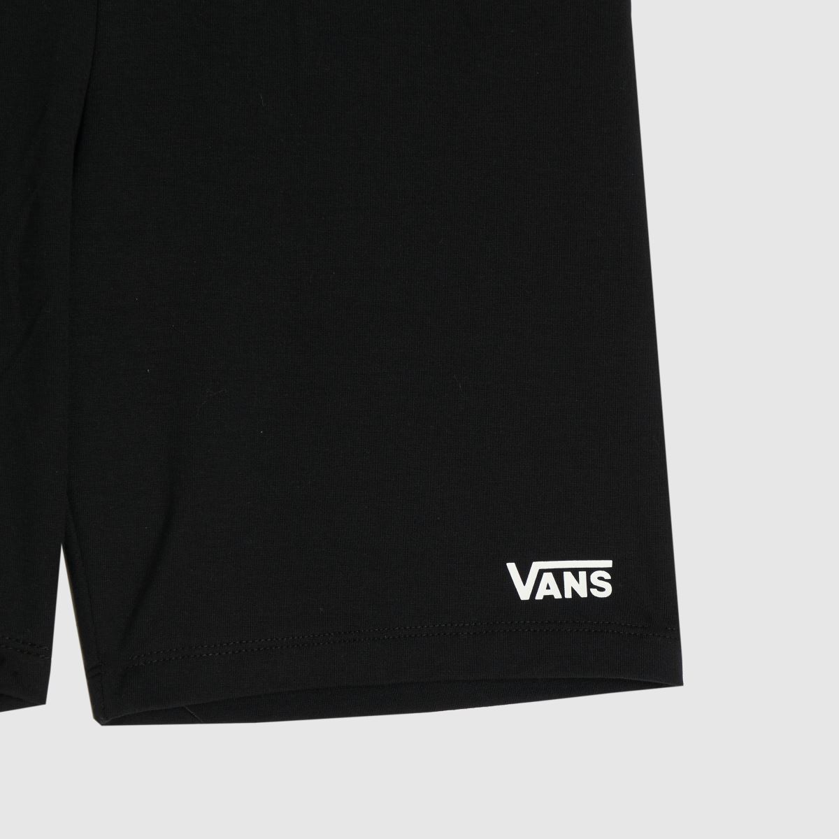 Vans – Svarta och vita cykelshorts med schackrutiga mönster