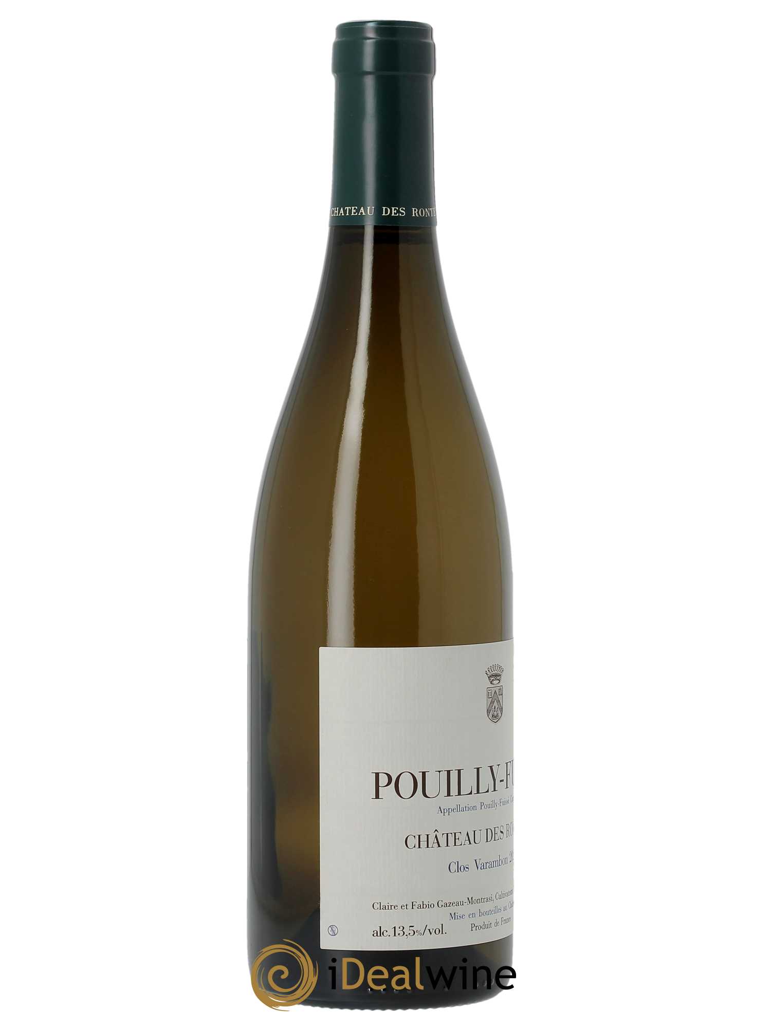 Pouilly-Fuissé Clos Varambon Château des Rontets  2020 - Lot de 1 Bouteille