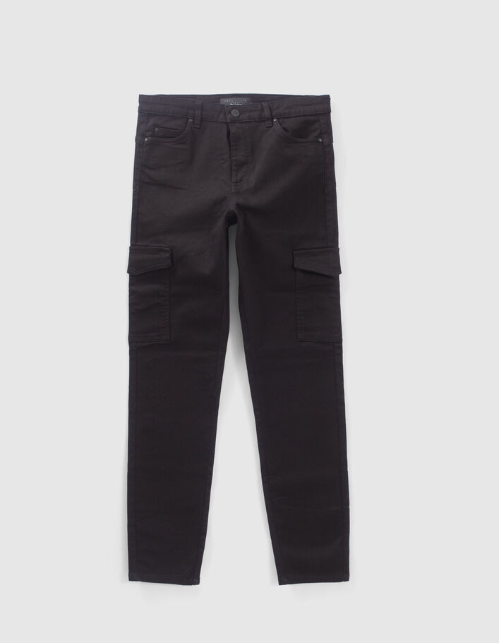Jean slim battle noir effet sculpt up Femme