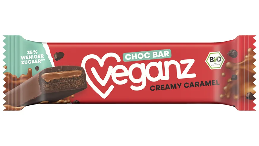 Veganz Bio Choc Bar Creamy Caramel 50 g