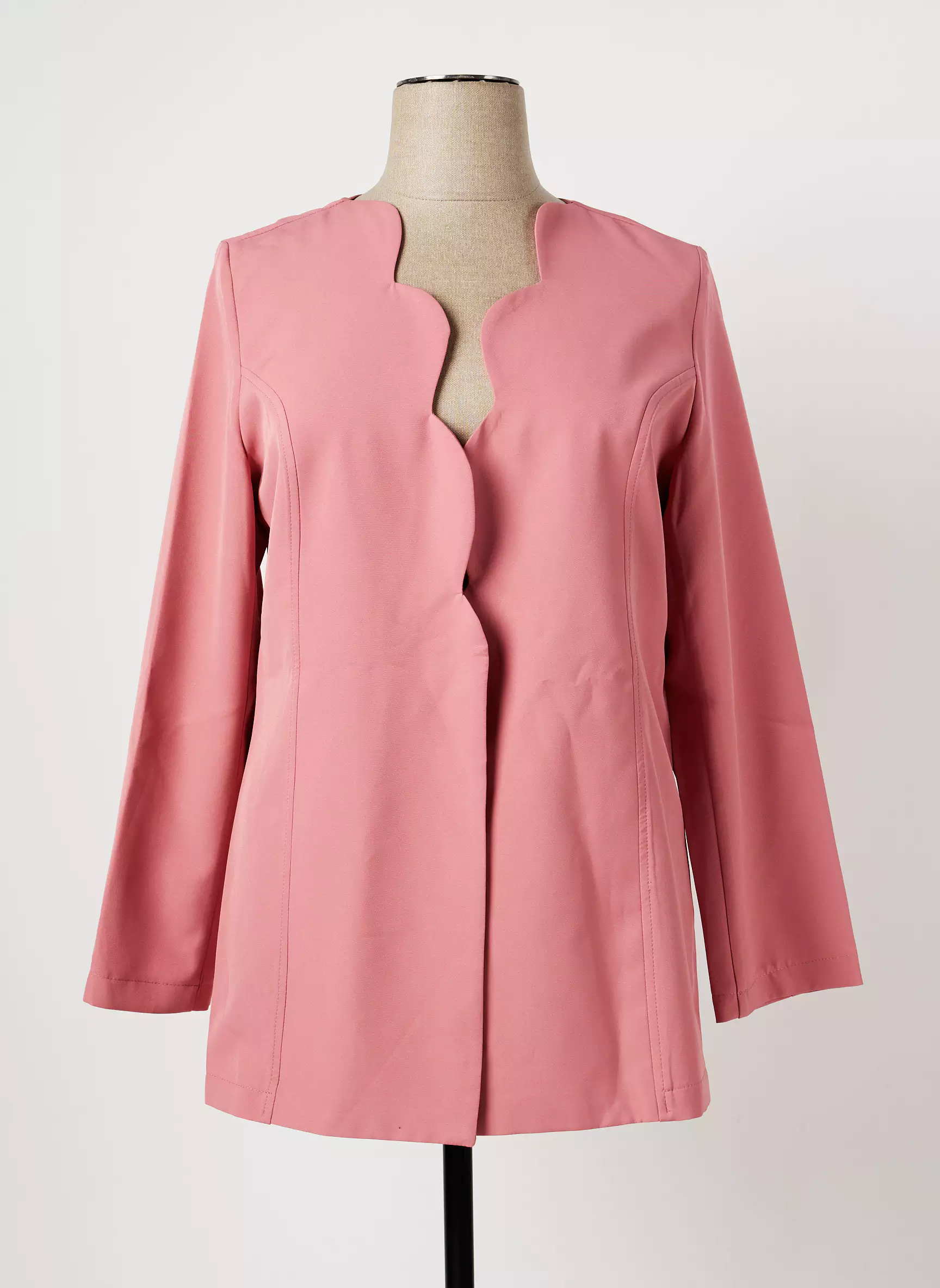 Multiples Vestecasual Femme couleur rose