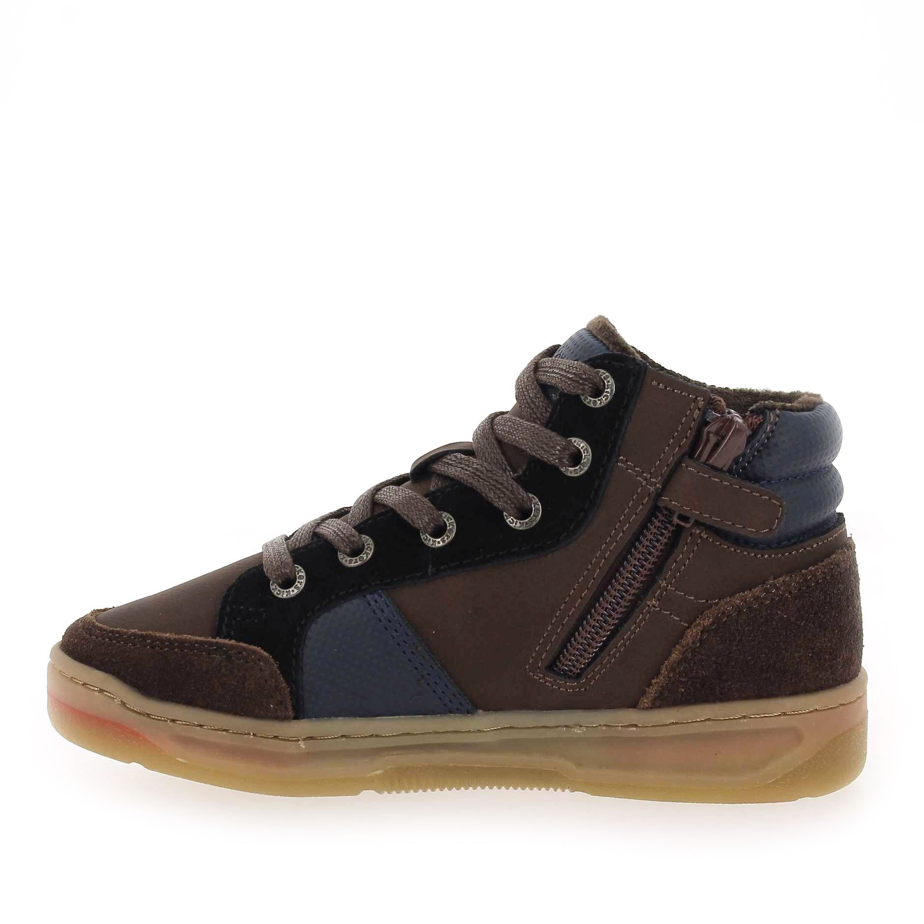 Kickers  KICKOSTA SUEDE - Marron Marine