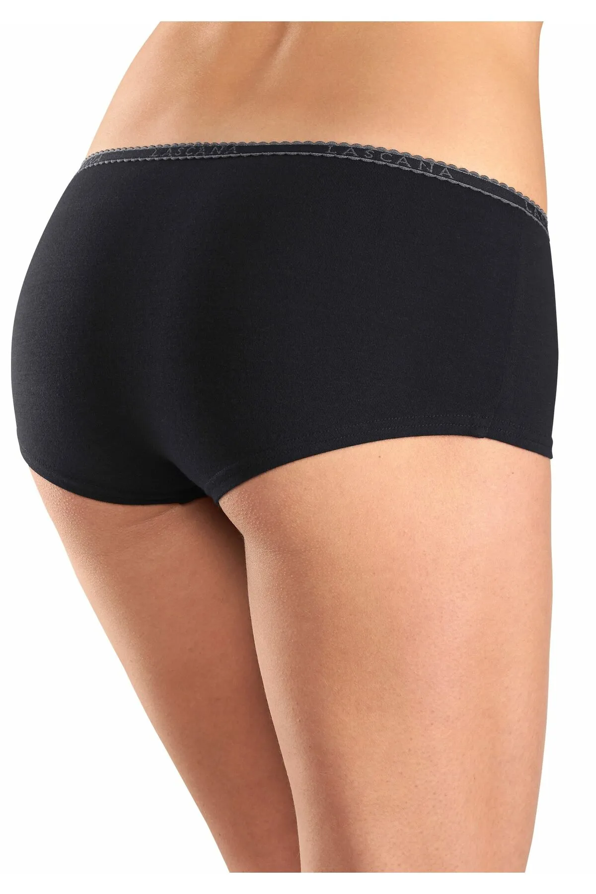 LASCANA  Unterhosen - Schwarz - Unifarben