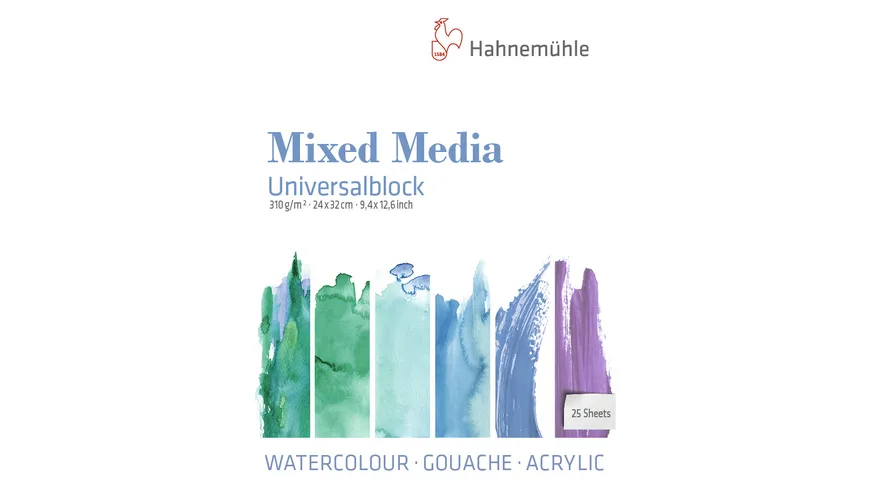 Hahnemühle Mixed Media Universalblock 24 x 32cm 25 Blatt