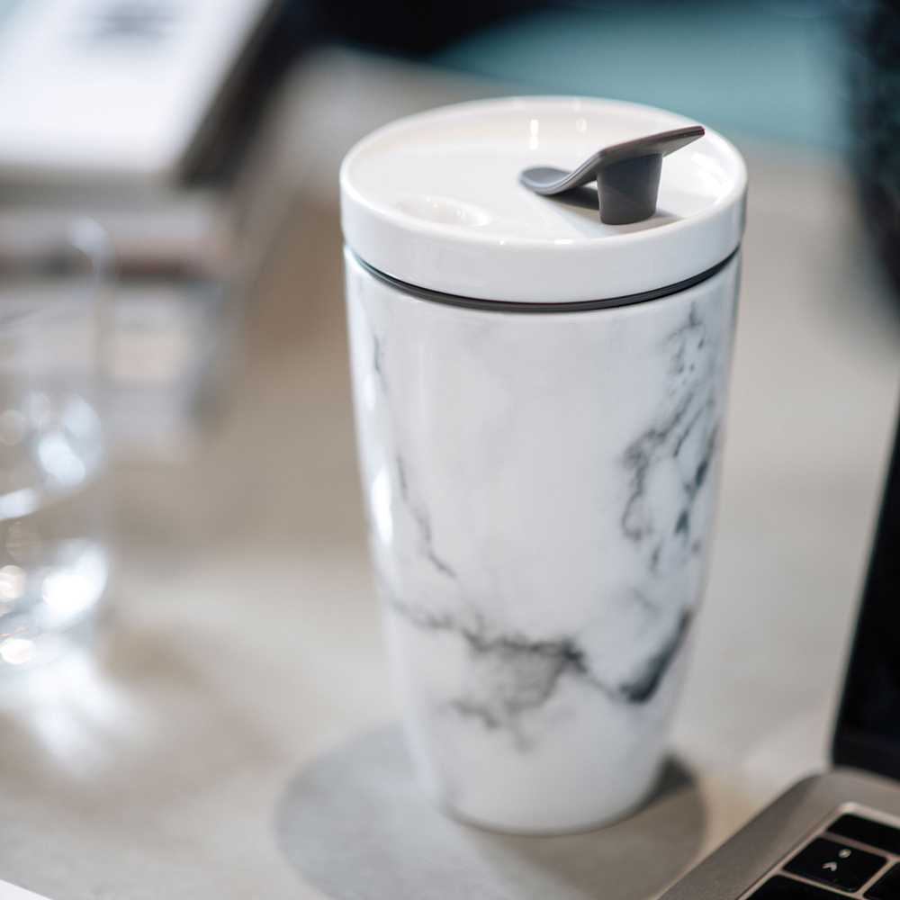 like. by Villeroy & Boch Mug Marmory Coffee To Go Tasse