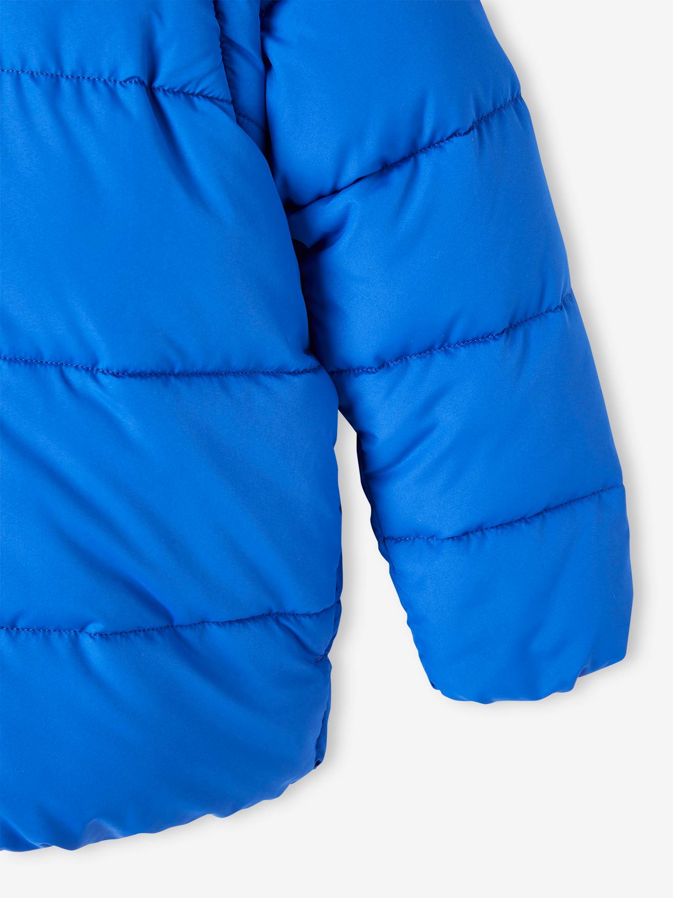 Vertbaudet Jungen 2-in-1-Steppjacke mit Fleecefutter - elektrisch blau
