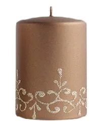 Artman Candles Tiffany New - Duftende paraffinlys WM F17 Brun 1 stk.