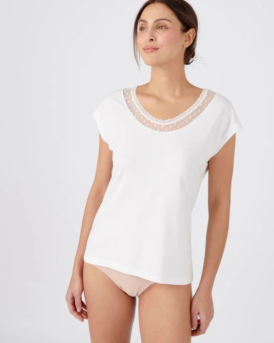 T-shirt Thermol'love tulle plumetis