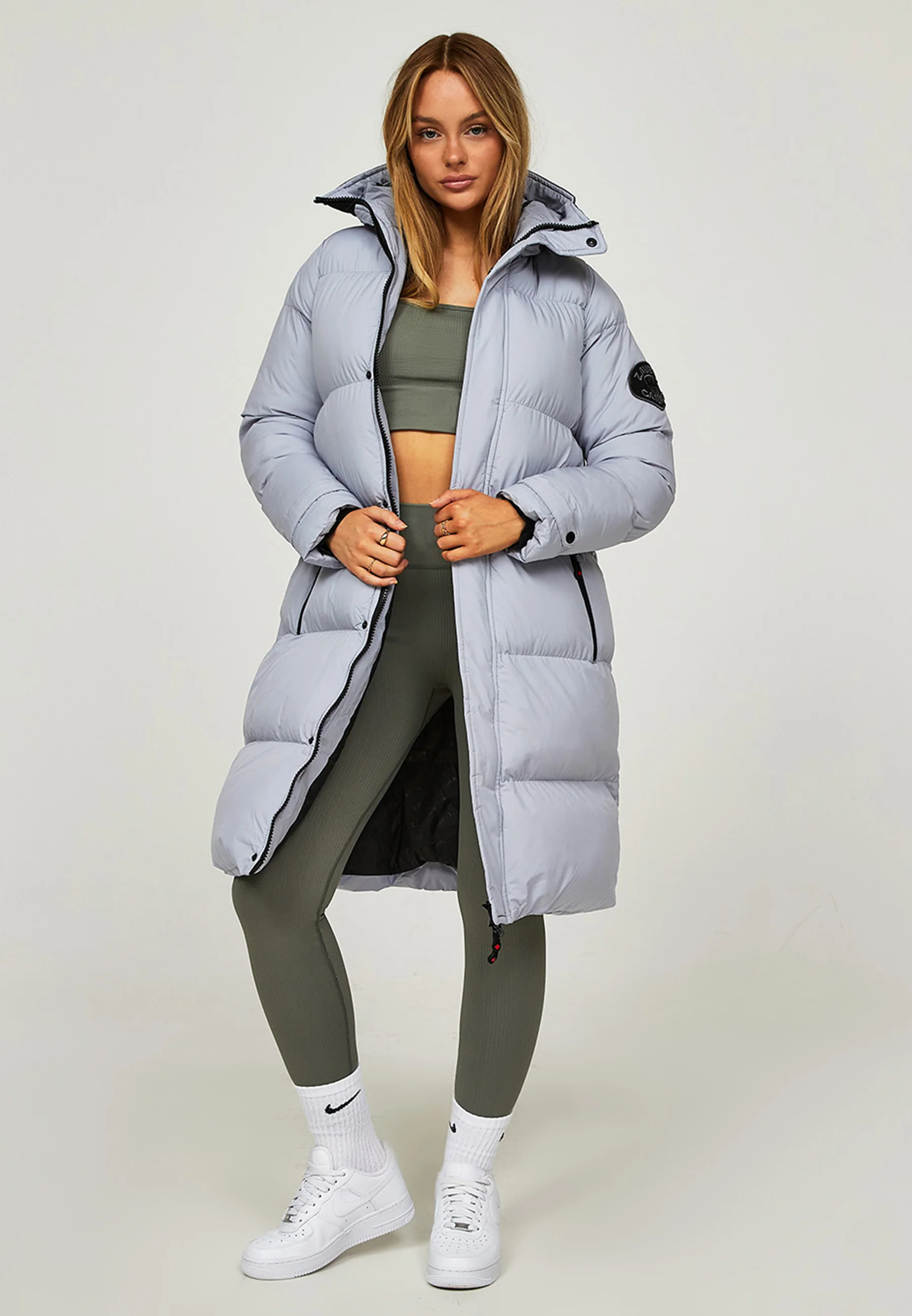 Alessandro Zavetti CHAQUETA ACOLCHADA LARGA ALORA - Abrigo de invierno