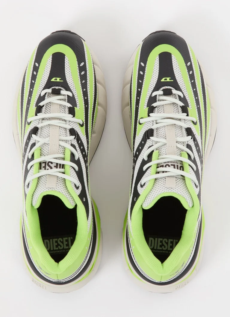 Sneakers Diesel D-airspeed con dettagli in mesh