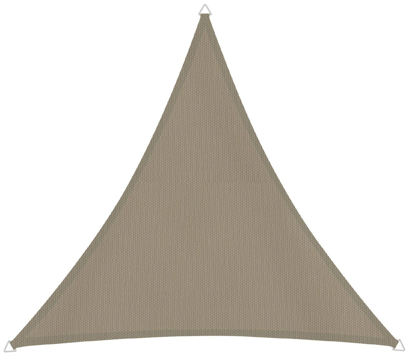 Windhager Sonnensegel Cannes Dreieck, 5x5x5m, taupe