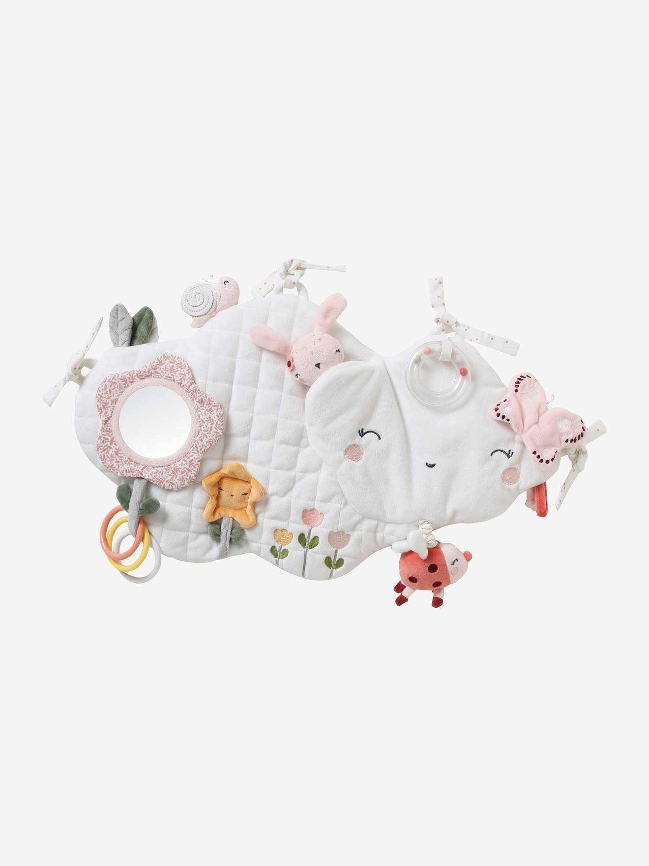 Panneau d'activités en tissu PAYS ROSE multicolore