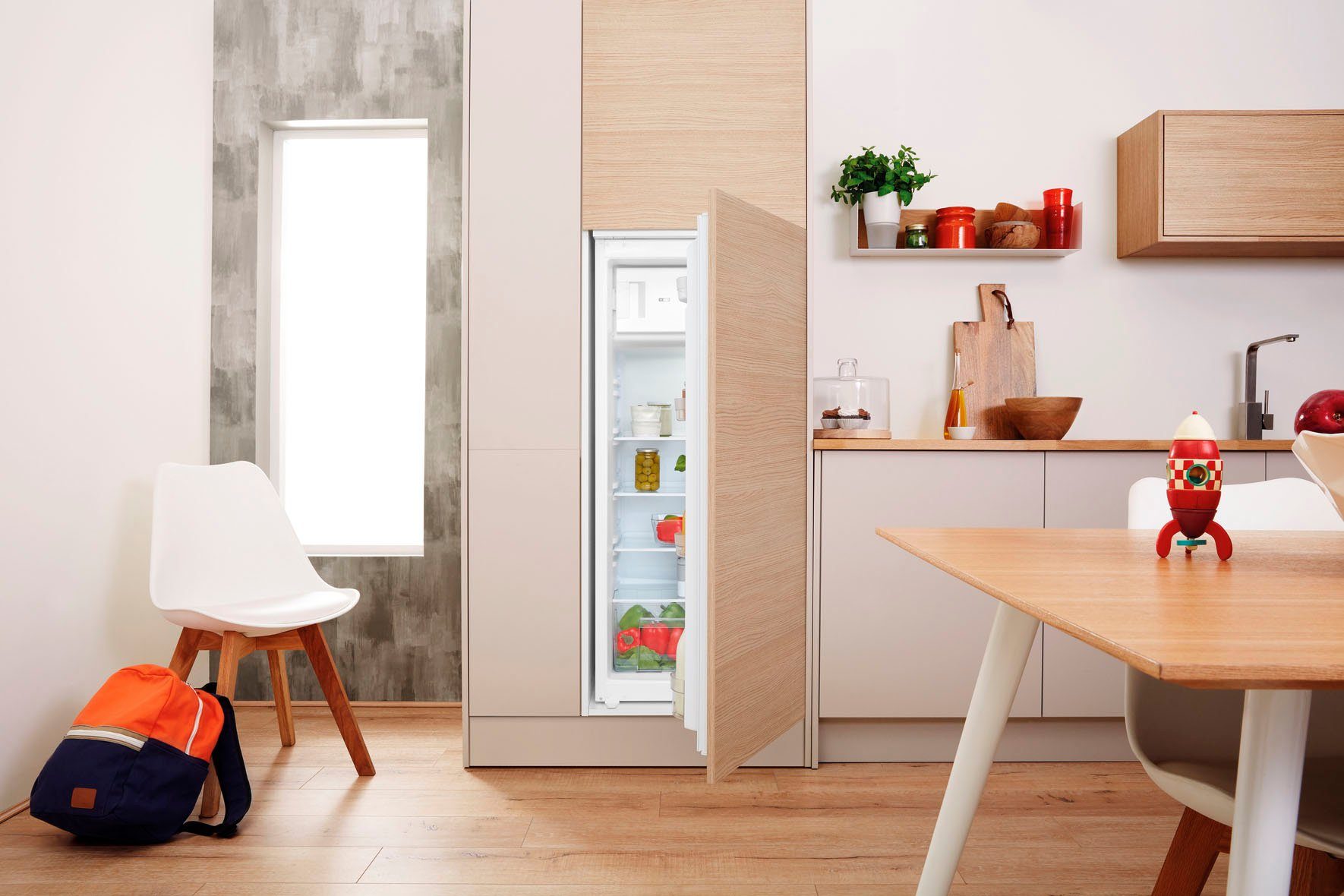 Privileg Einbaukühlschrank PRFI 336, 122,5 cm hoch, 54 cm breit