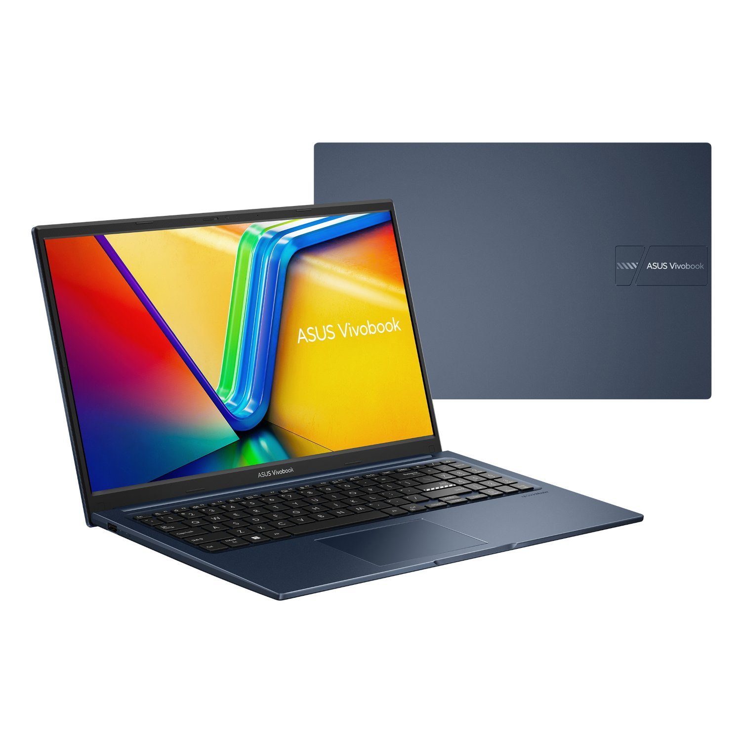 Asus Vivobook X-Serie Notebook (39,60 cm/15.6 Zoll, Intel Core i7 1255U, Iris Xe Graphics G7, 500 GB SSD, fertig installiert & aktiviert, Funkmaus & Laptoptasche)