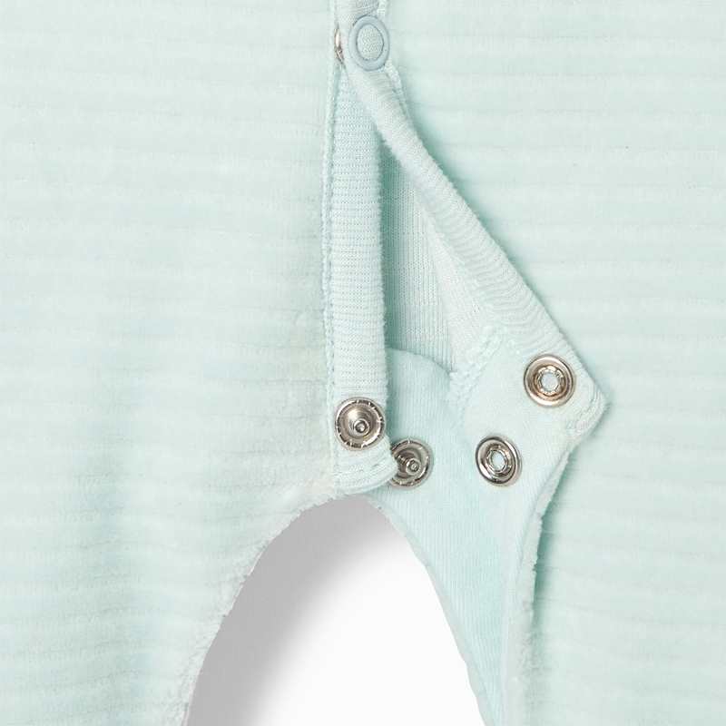 Pyjama en velours côtelé bleu naissance Absorba