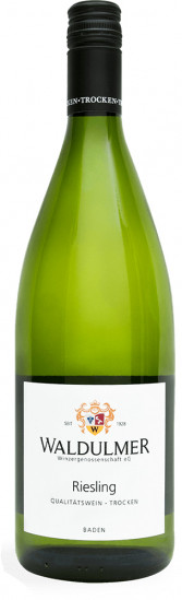 2023 Riesling trocken 1,0 L - Waldulmer Winzergenossenschaft