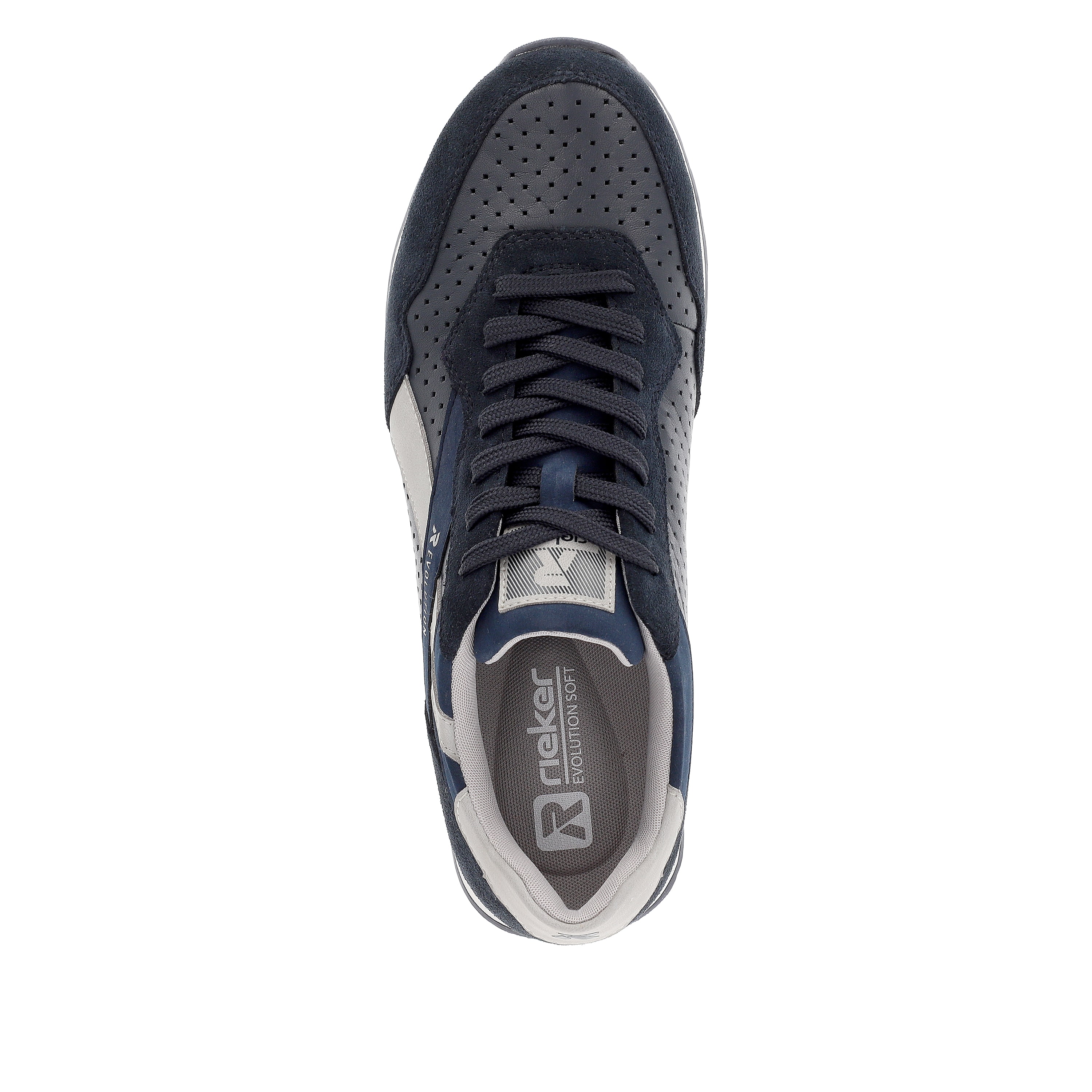 Rieker Herren Sneaker Low dark-blue dusty-grey