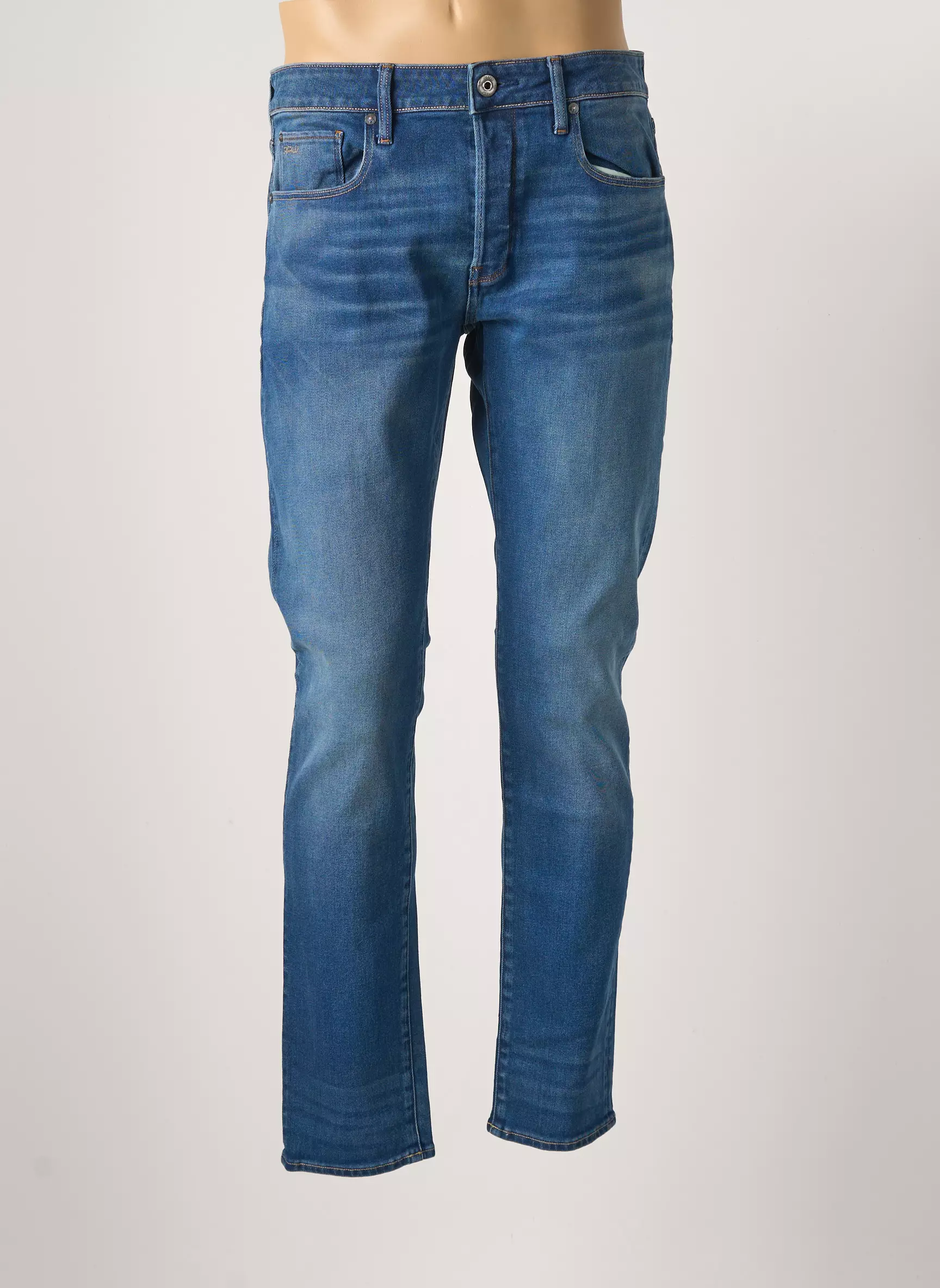 Raw 7 Jeans Coupe Slim Homme couleur bleu