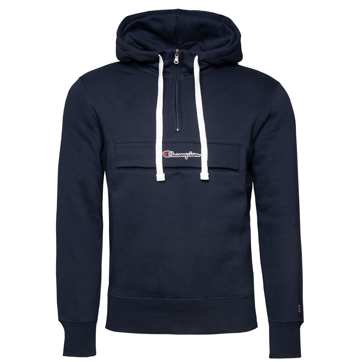 Champion Half Zip Hooded Kapuzenpullover blau
