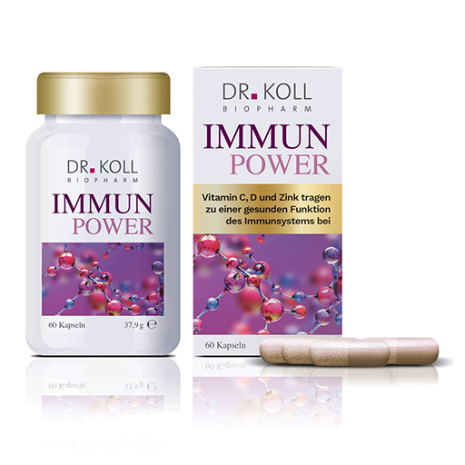 IMMUN POWER Dr.Koll Vitamin C Vitamin D Zink Kaps.  60 St  Kapseln