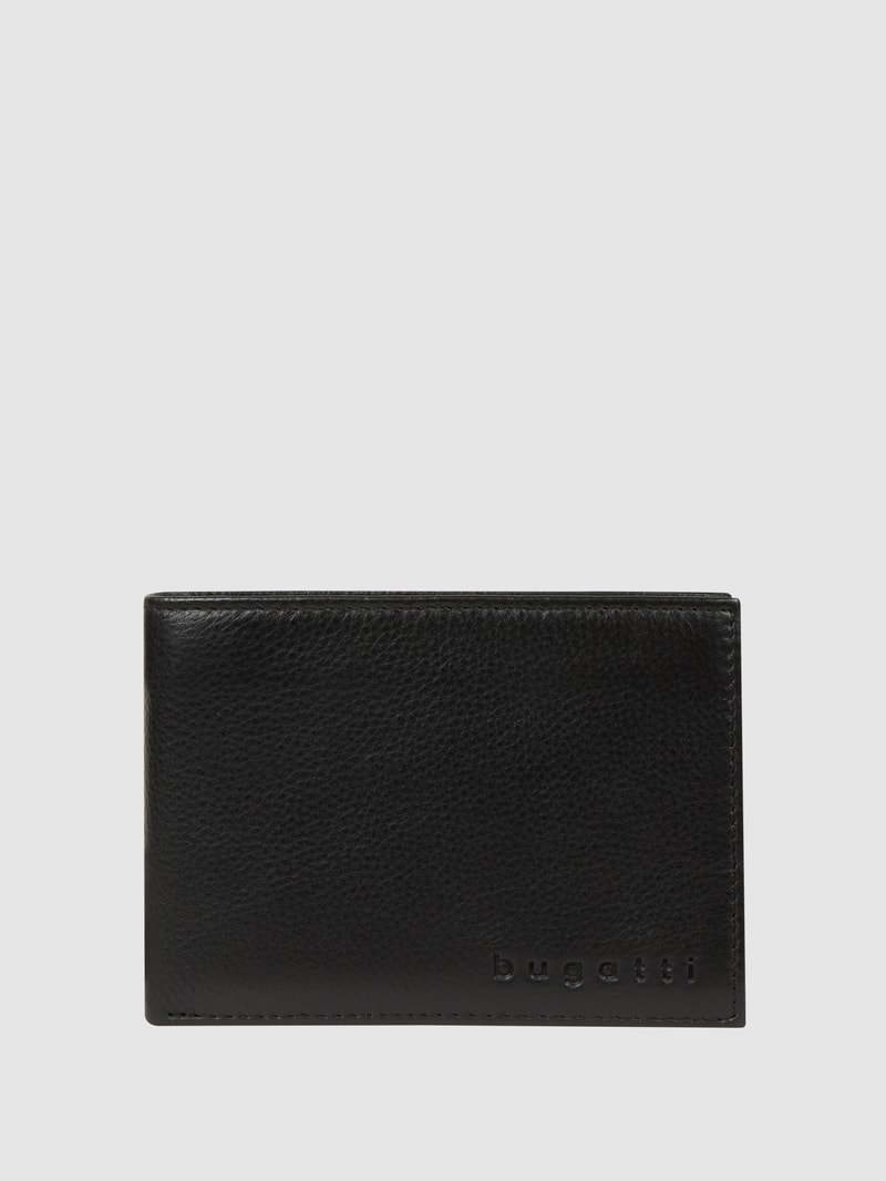 Portemonnaie in Leder-Optik in schwarz