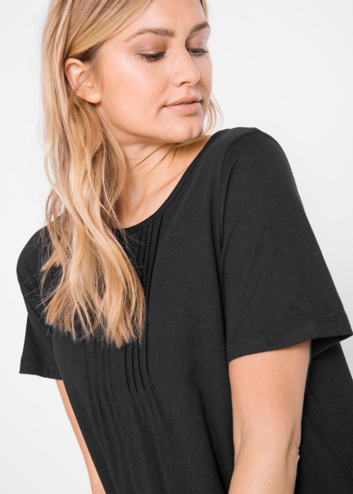 T-Shirt in A-Linien-Form, kurzarm