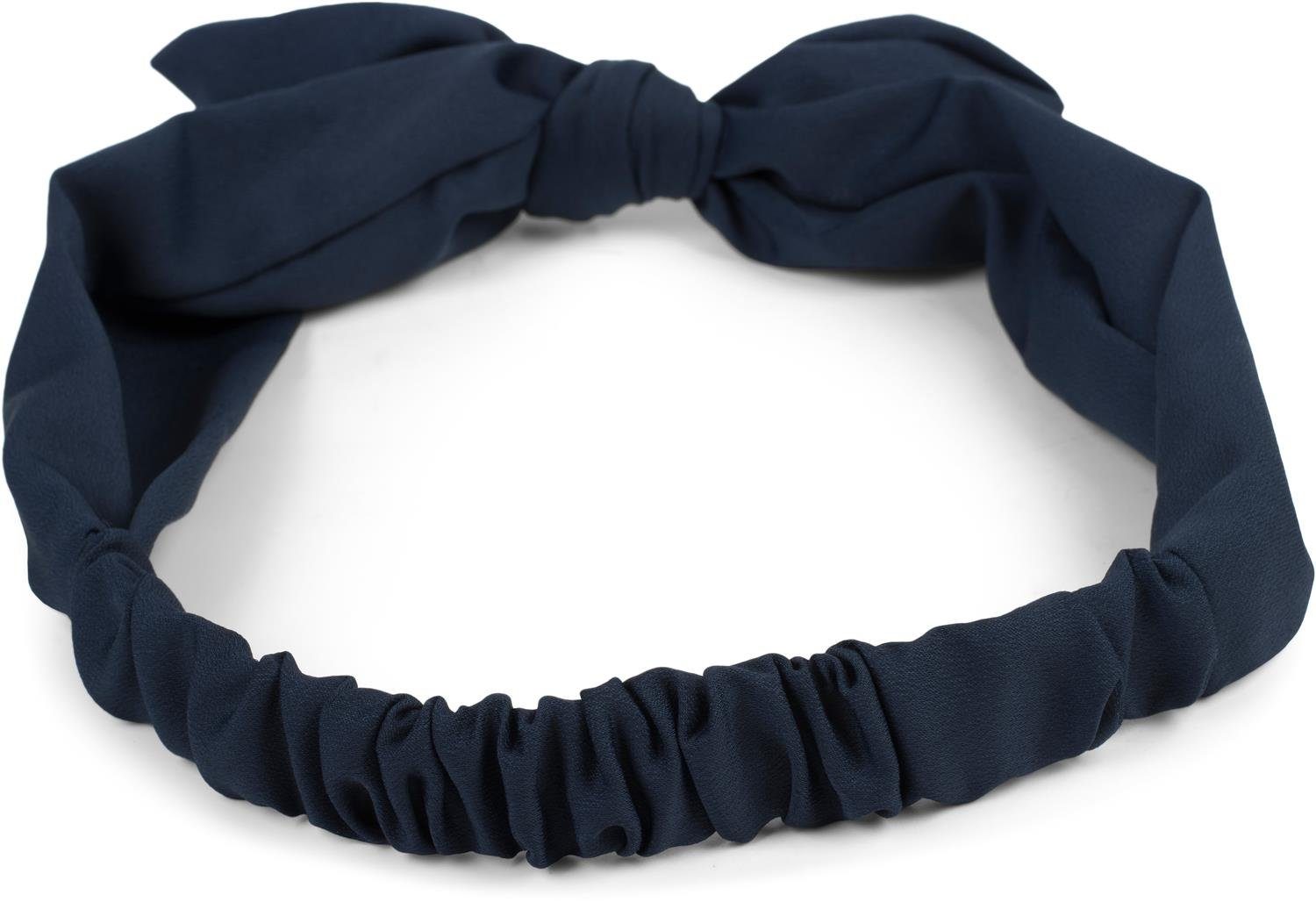 styleBREAKER Haarband, 1-tlg., Einfarbiges Haarband mit Schleife