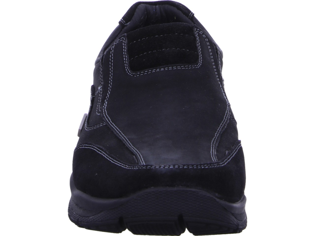 MANITU Klassische Slipper schwarz