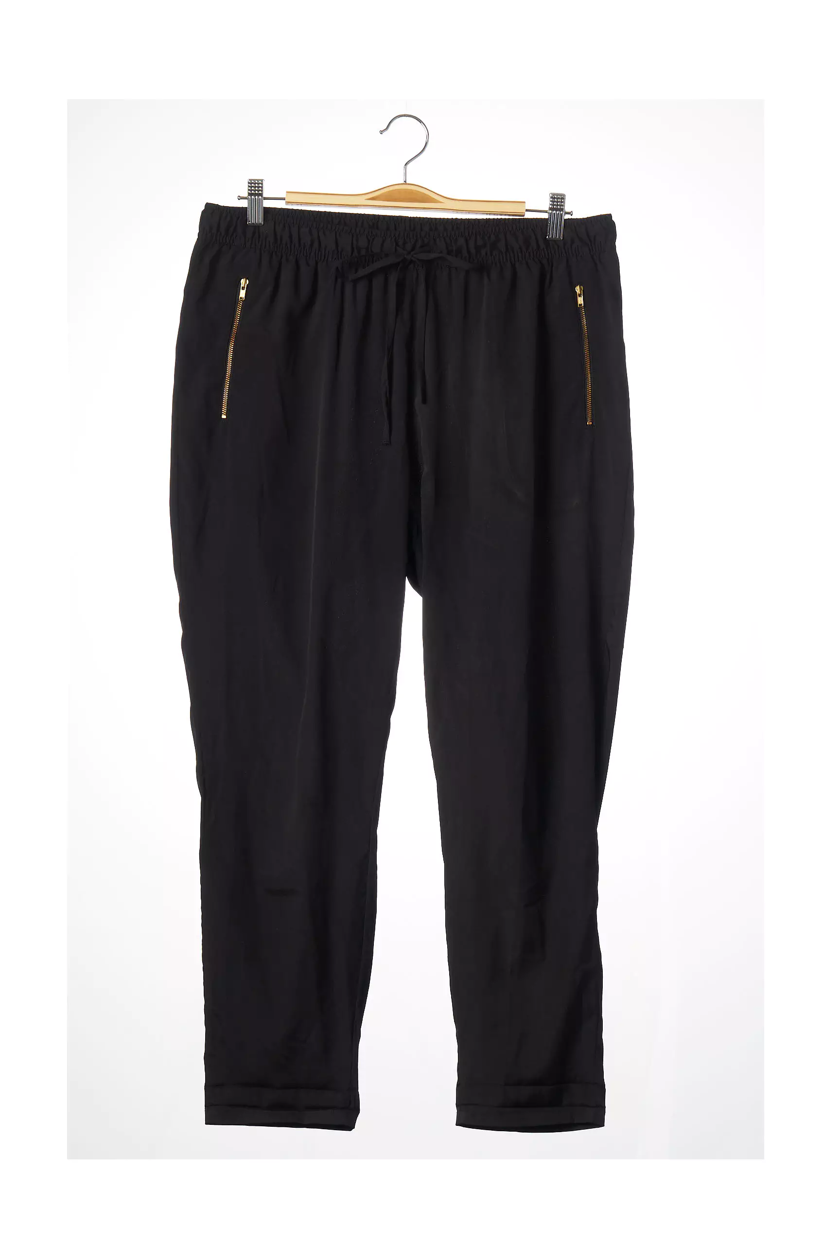 H M Pantalon7 8 Femme couleur noir
