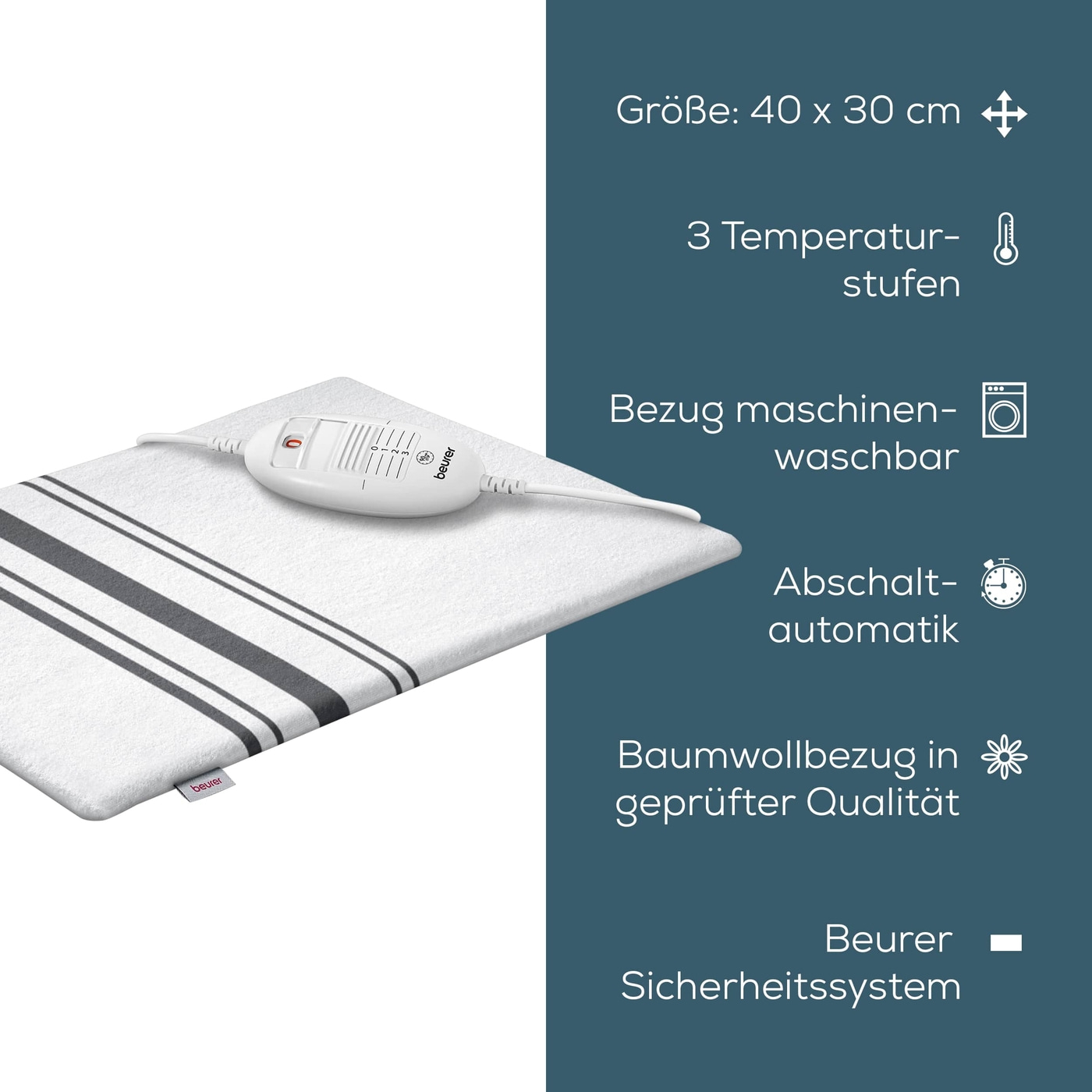 Beurer Heizkissen HK 25-Handliches Wärmekissen