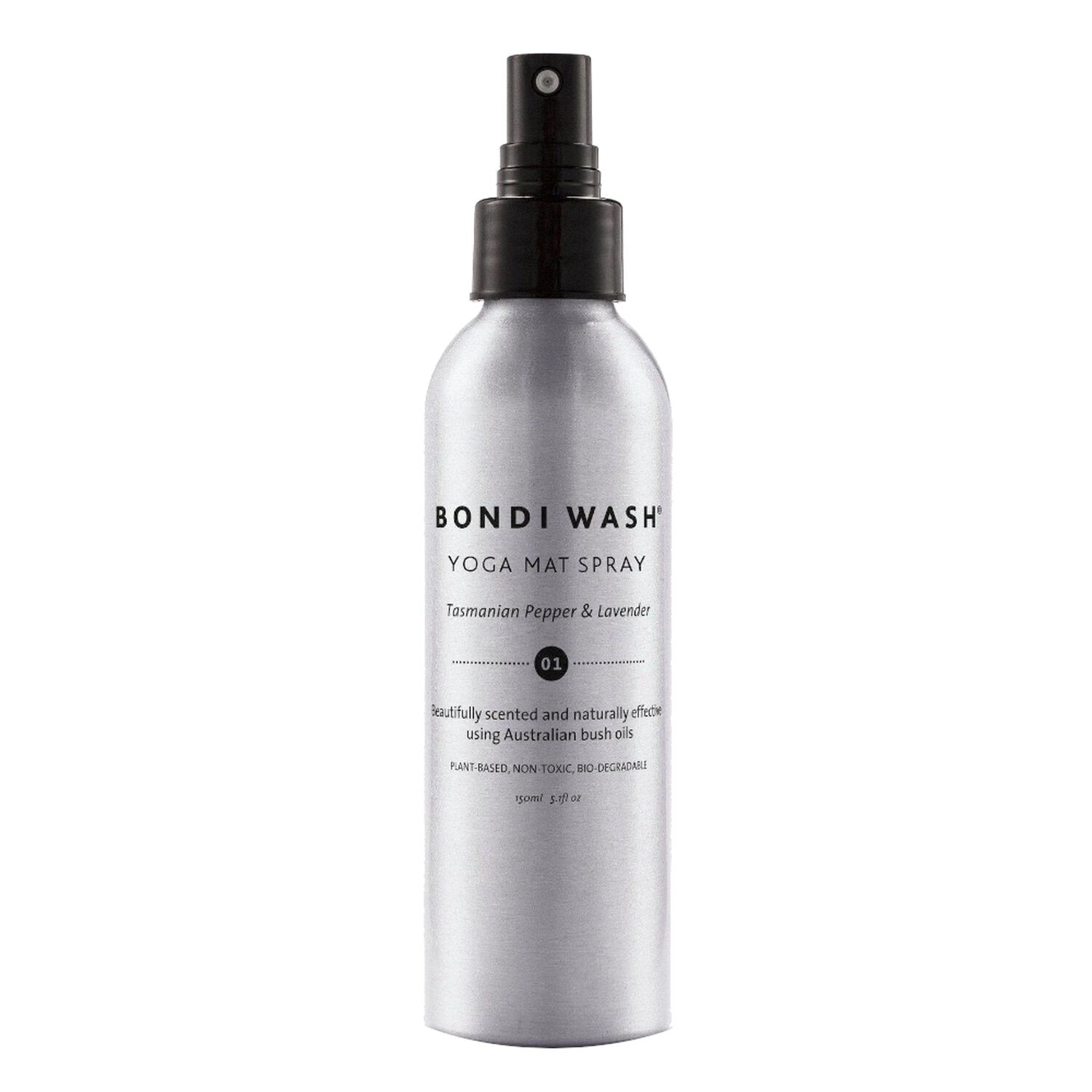 Bondi Wash Spray Assainissant pour Tapis de Yoga Poivre de Tasmanie & Lavande 150 ml
