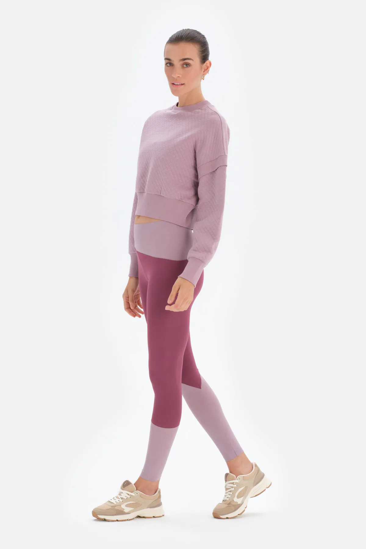 Dagi  Sport-Sweatshirt - Lila - Regular Fit