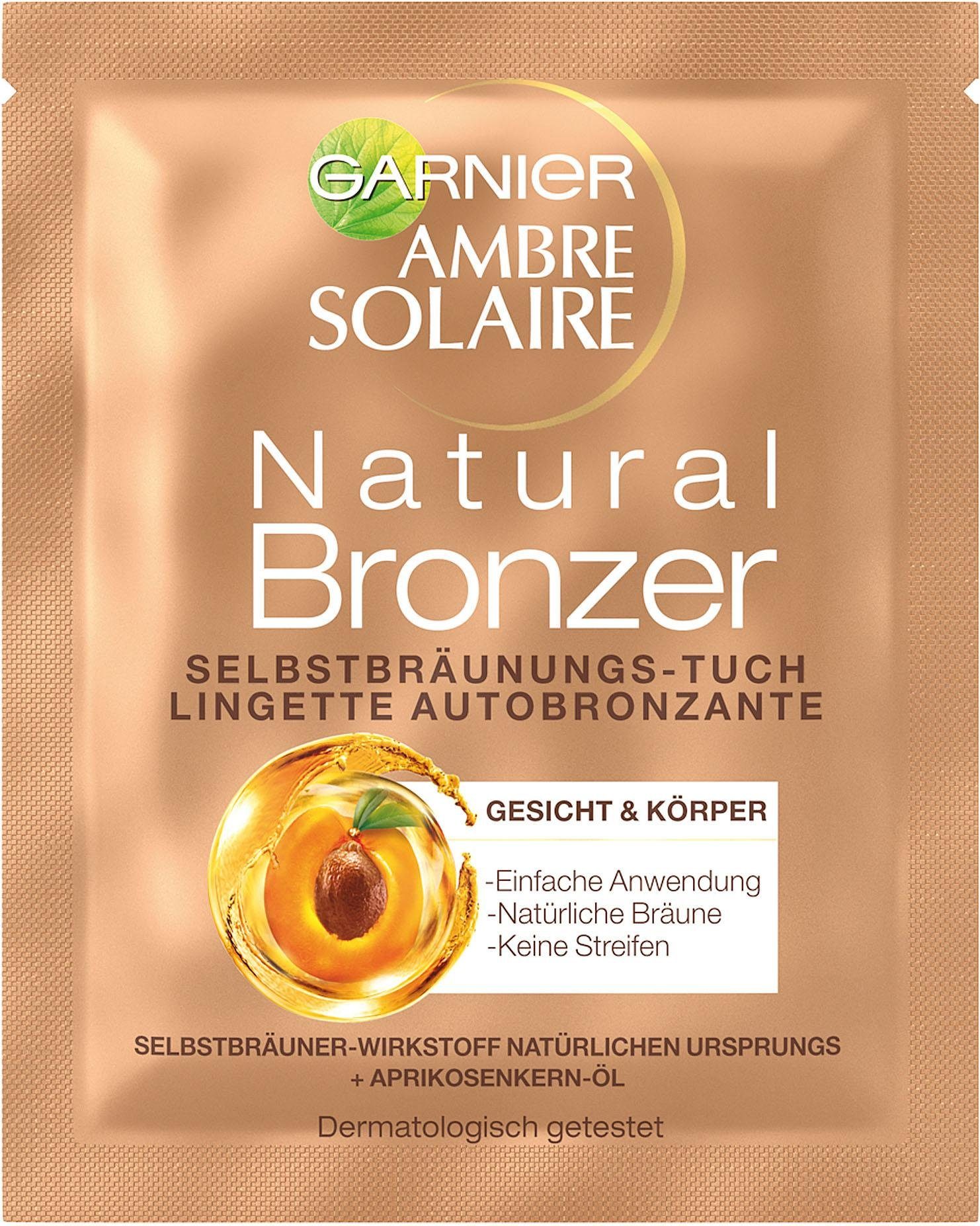 GARNIER Selbstbräunungstuch Ambre Solaire Natural Gesichtstuch