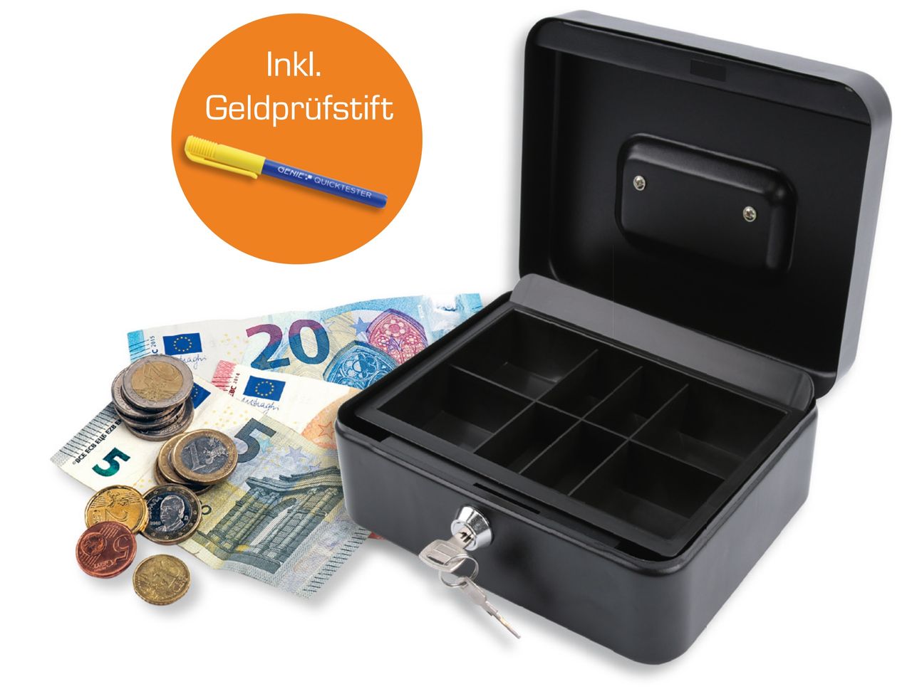 Olympia Geldkassette OLYMPIA CB 700 Plus inkl. Geldprüfstift*