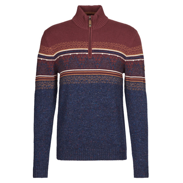 SEQUOIA 1/4 ZIP SWEATER Herren - Wollpullover