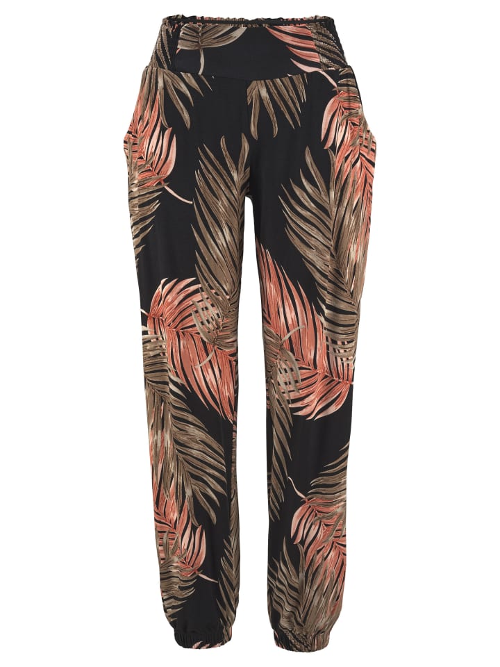 LASCANA Strandhose in braun-orange günstig kaufen