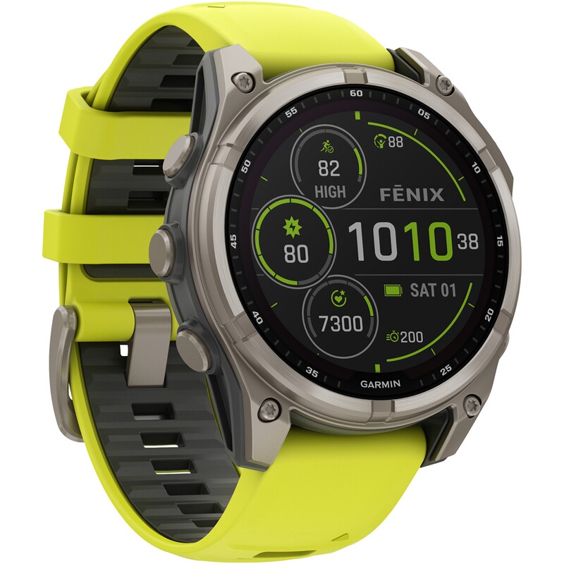 GARMIN Armbanduhr Fenix 8 Sapphire &ndash; SOLAR 47 mm