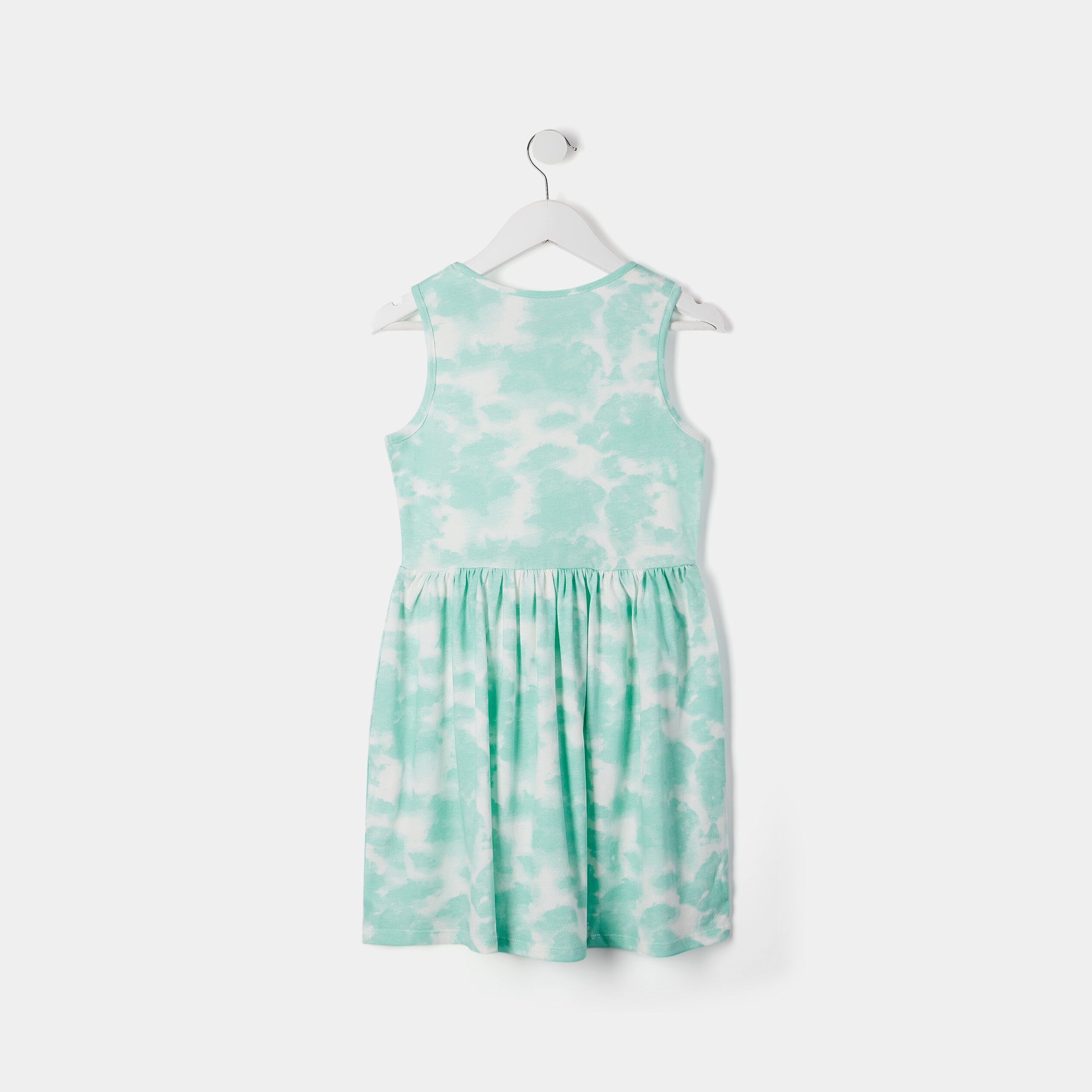 Robe évasée sans manches bleu turquoise fille | La Halle
